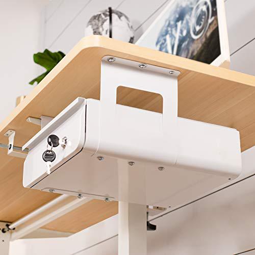 13 inch Secure Under Desk Mounted Pull-Out Drawer for Office Desk. Picture 5