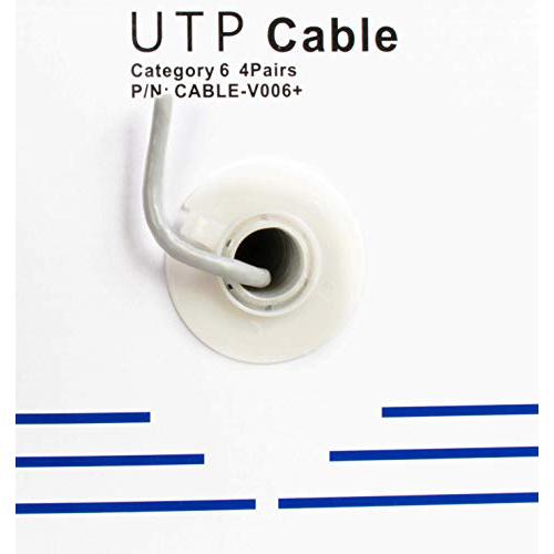 500ft Bulk Cat6, CCA Ethernet Cable, 23 AWG, UTP Pull Box, Cat-6 Wire. Picture 4
