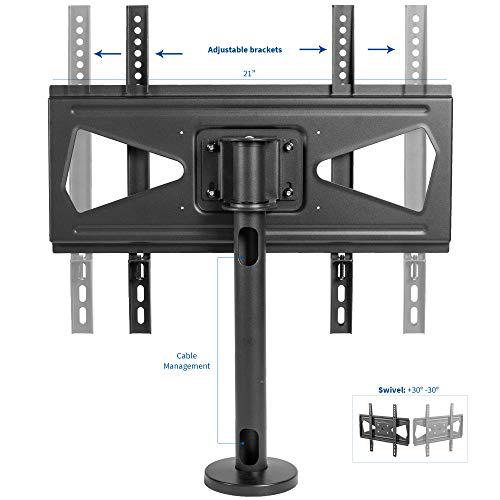 Swivel Bolt-Down TV Stand for 32 to 55 inch Screens, Desktop VESA Mount. Picture 3
