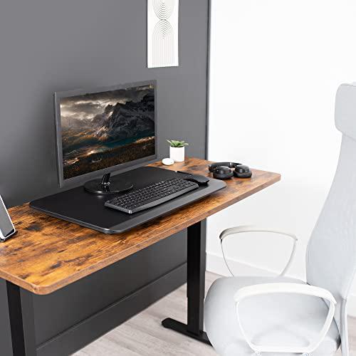 Economy Single Top Height Adjustable 29 inch Standing Desk Converter. Picture 6