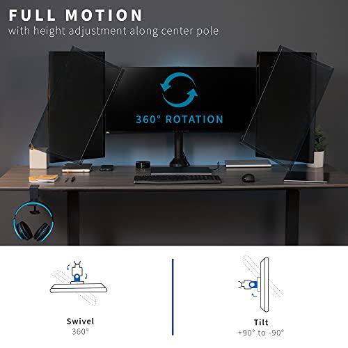 Triple 23 to 32 inch LED LCD Computer Monitor Desk Mount VESA Stand, Heavy Duty. Picture 5