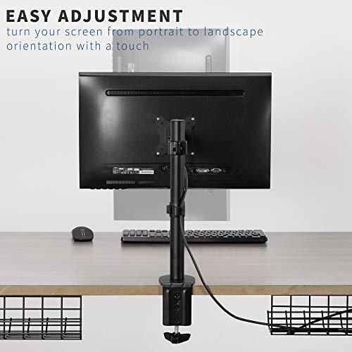 Single 13 to 32 inch LCD Monitor Desk Mount, Fully Adjustable Stand. Picture 8