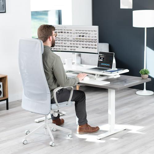 48 inch Desk Converter, K Series, Height Adjustable Sit to Stand Riser. Picture 9