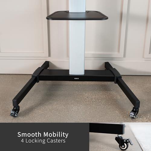 Aluminum Mobile TV Cart for 32 to 83 inch Screens up to 110 lbs. Picture 7