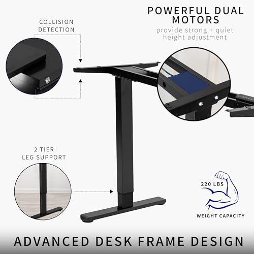 Electric Stand Up Desk Frame, DIY Workstation, Frame Only. Picture 7
