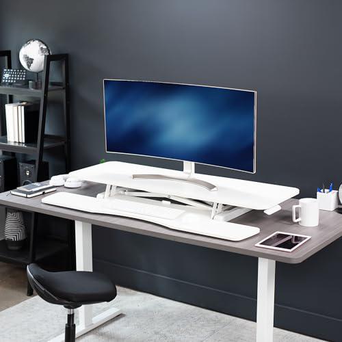 48 inch Desk Converter, K Series, Height Adjustable Sit to Stand Riser. Picture 8