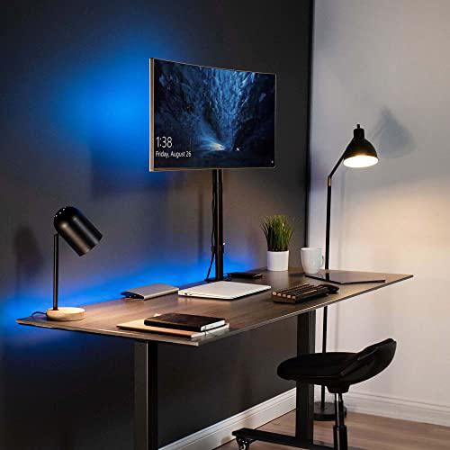 Single Monitor Desk Mount, Extra Tall Fully Adjustable Stand for 1 LCD Screen. Picture 2
