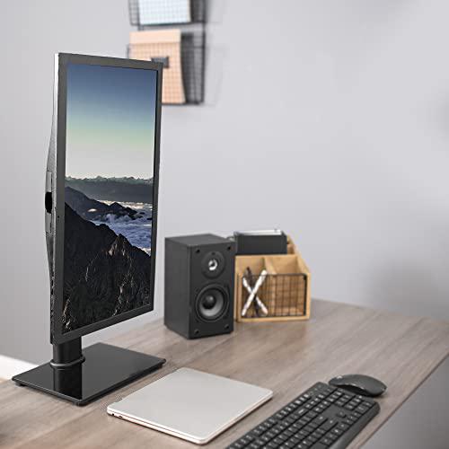Single Rotating 13 to 38 inch Ultrawide Monitor and TV Table Top Desk Stand. Picture 8