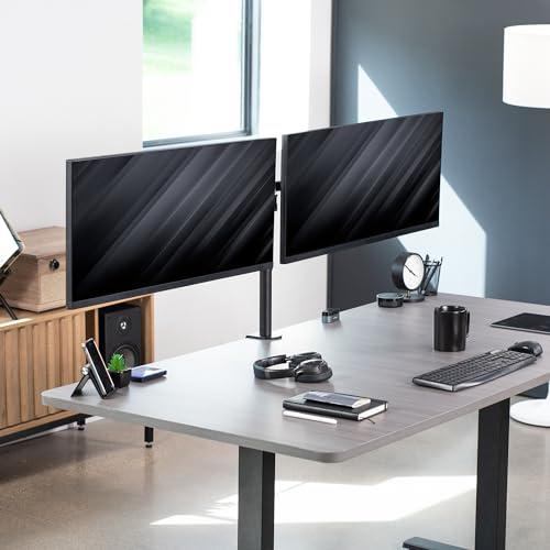 Dual Ultrawide Monitor Desk Mount, Heavy Duty Fully Adjustable Steel Stand. Picture 2