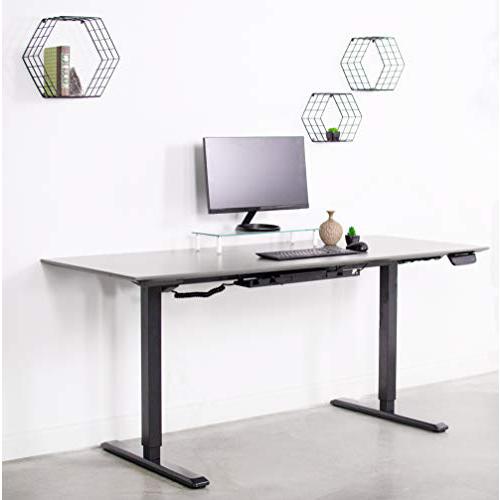 Electric Stand Up Desk Frame Workstation with Memory Touch Pad. Picture 2
