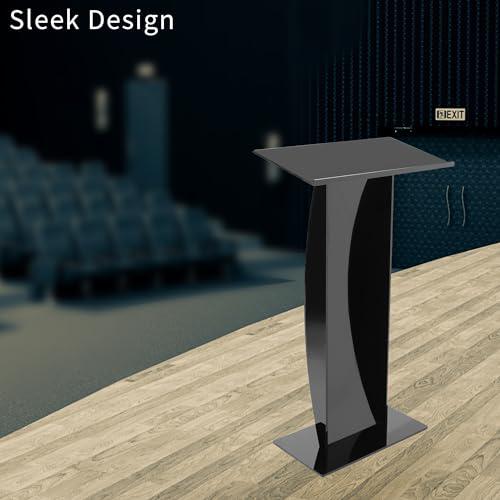 Acrylic Podium Stand, Sleek Professional Presentation Lectern. Picture 8