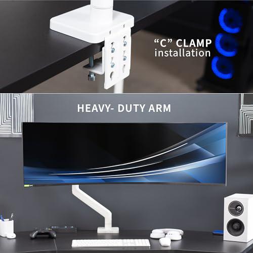 Premium Aluminum Single Gaming Monitor Arm for Ultrawide Screens. Picture 7