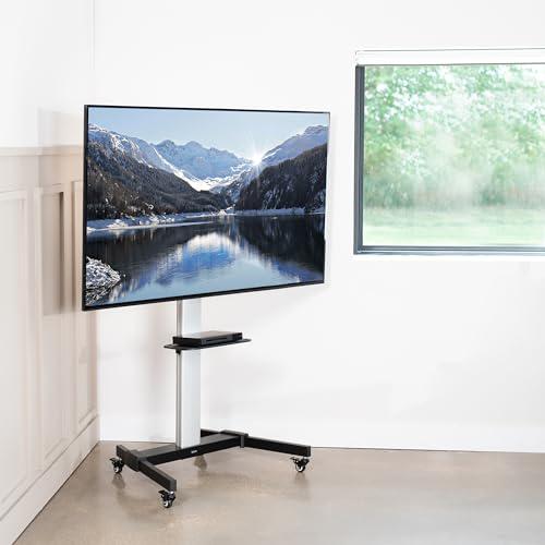 Aluminum Mobile TV Cart for 32 to 83 inch Screens up to 110 lbs. Picture 5
