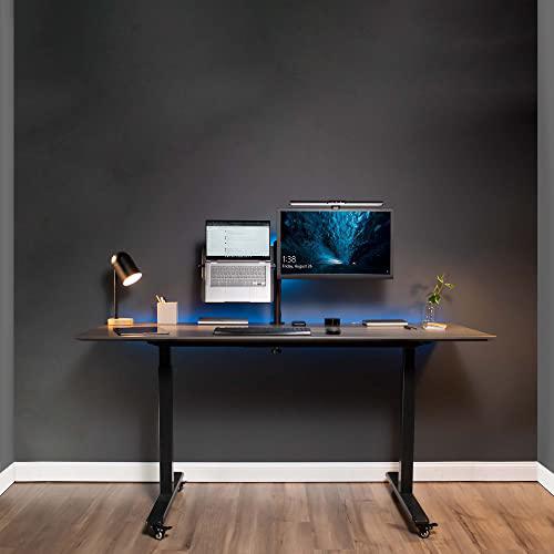 Black Fully Adjustable 13 to 32 inch Single Computer Monitor and Desk Mount. Picture 9