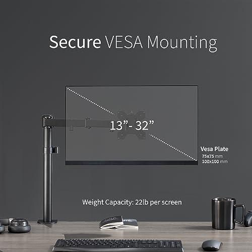 Single Monitor Arm Desk Mount, Holds Screens up to 32 inch Regular and 38 inch. Picture 4