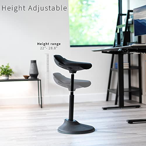 Sit Stand Perch Stool for Home and Office, Non-Slip Wobble Desk Chair. Picture 4