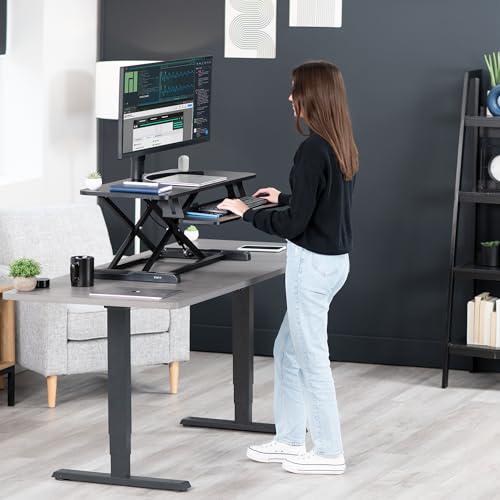 37 inch Desk Converter, K Series, Height Adjustable Sit to Stand Riser. Picture 9