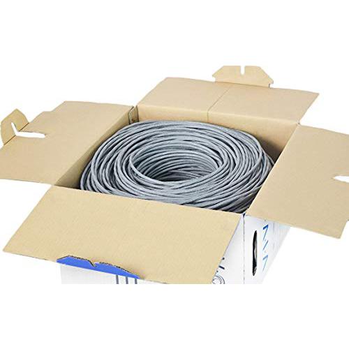 500ft Bulk Cat6, CCA Ethernet Cable, 23 AWG, UTP Pull Box, Cat-6 Wire. Picture 3