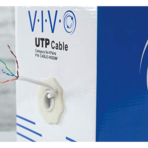 500ft Bulk Cat5e, CCA Ethernet Cable, 24 AWG, UTP Pull Box, Cat-5e Wire. Picture 3