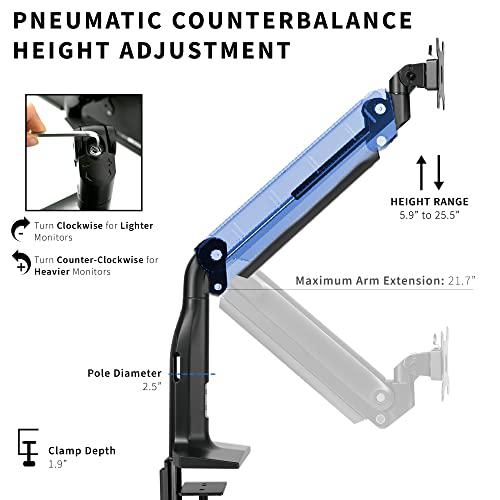 Aluminum Ultrawide Monitor Stand, Classic, Fits up to 49 inch Computer Screens. Picture 4