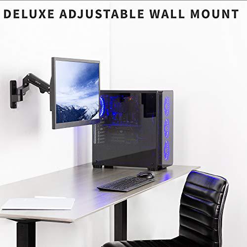 Premium Aluminum Single LCD Monitor Wall Mount for Screens up to 32 inches. Picture 2