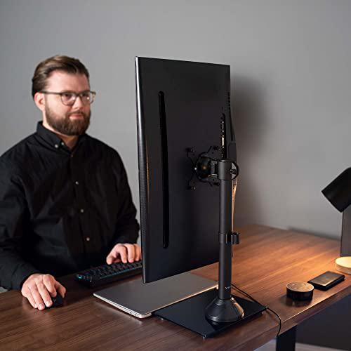 Single LCD Computer Monitor Mount, Freestanding Desk Stand. Picture 4