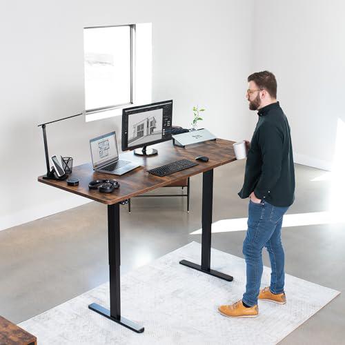Electric Height Adjustable 71 x 30 inch Stand Up Desk, Active Workstation. Picture 2