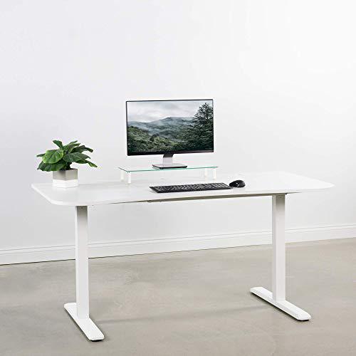 Height Adjustable 63 x 32 inch Stand Up Desk, Crank System, Workstation. Picture 2