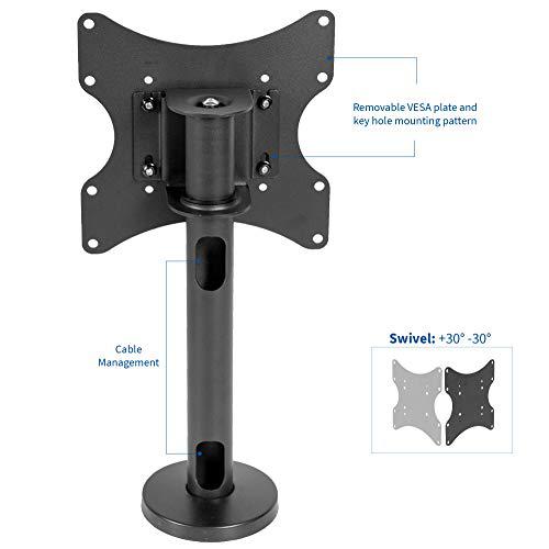 Swivel Bolt-Down TV Stand for 23 to 43 inch Screens, Desktop VESA Mount. Picture 3