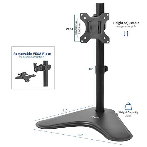 Single Monitor Desk Stand, Holds Screens up to 32 inch Regular and 38 inch. Picture 3