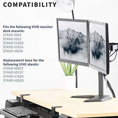 Heavy Duty Freestanding Base for Monitor Desk Mount Stand. Picture 3