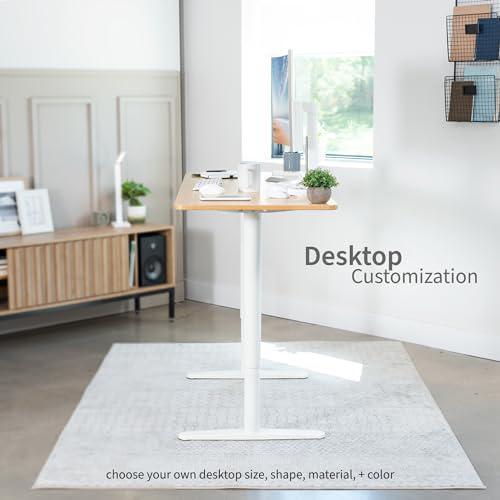 Compact Electric Stand Up Desk Frame for 41 to 74 inch Table Tops. Picture 8