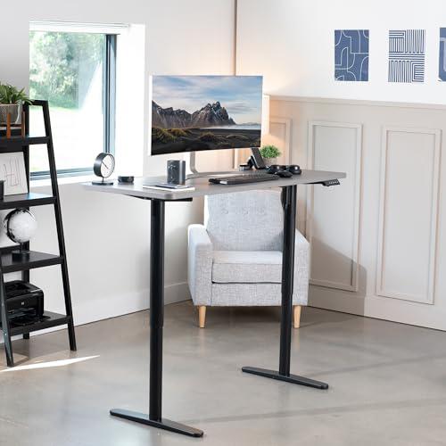 Compact Electric Stand Up Desk Frame for 41 to 74 inch Table Tops. Picture 2