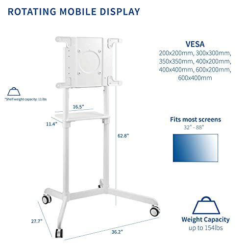 Mobile Premium TV Cart for 32 to 88 inch Screens up to 154 lbs. Picture 4
