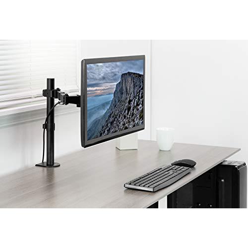 Single 13 to 32 inch LCD Monitor Desk Mount, Fully Adjustable Stand. Picture 2