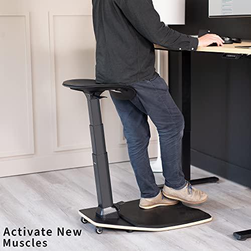 Ergonomic Leaning Perch Chair for Standing Desk, Portable Height Adjustable. Picture 4