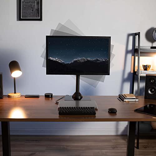 Single LCD Computer Monitor Mount, Freestanding Desk Stand. Picture 5