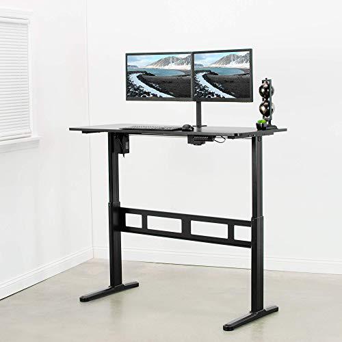Electric 55 x 24 inch Stand Up Desk, Complete Height Adjustable Workstation. Picture 8