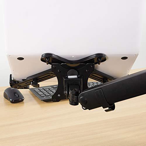 Adjustable 11 to 17 inch Laptop Holder Only for VESA Compatible Monitor Arms. Picture 6