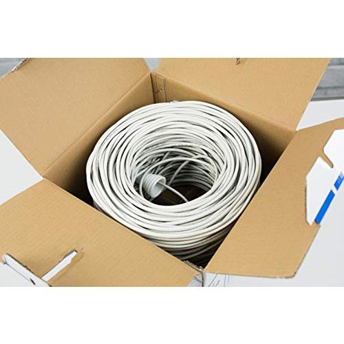 500ft Bulk Cat5e, CCA Ethernet Cable, 24 AWG, UTP Pull Box, Cat-5e Wire. Picture 2