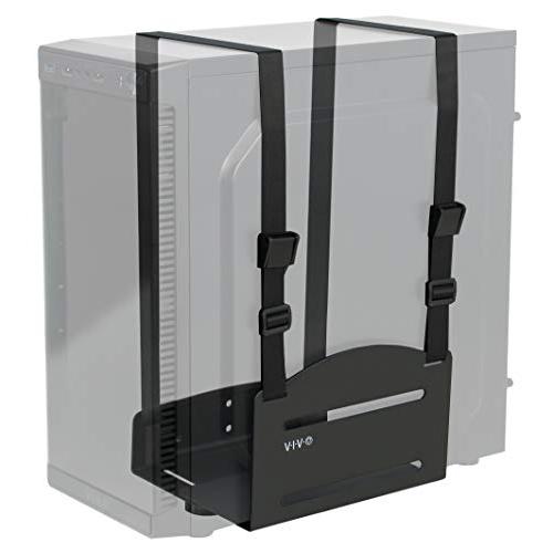 Universal PC Wall Mount, Adjustable Steel Bracket, Computer Case. Picture 1