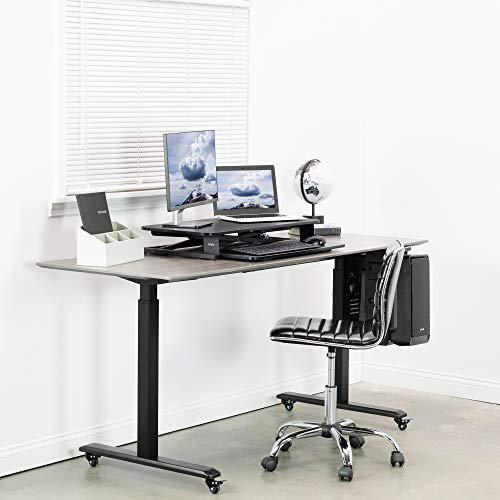 Height Adjustable 32 inch Stand Up Desk Converter. Picture 8
