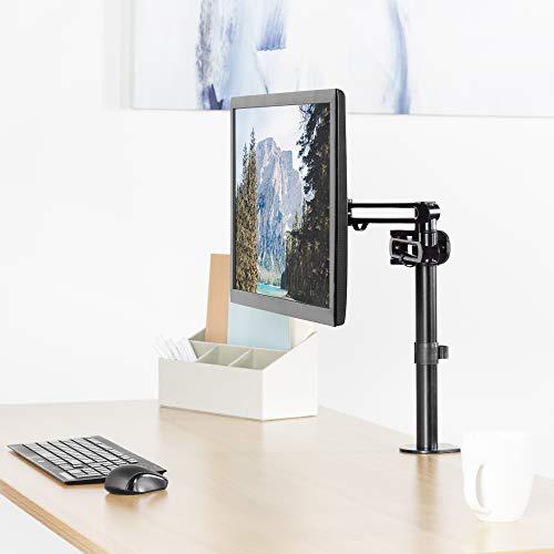 Full Motion Aluminum 17 to 32 inch Single Monitor Desk Mount Stand. Picture 2
