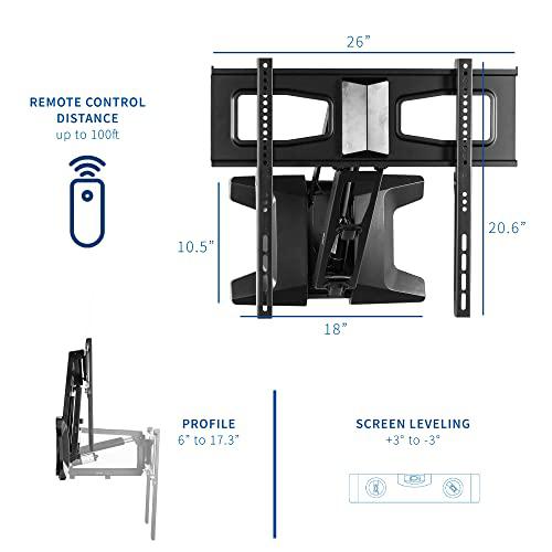 Steel Electric TV Wall Mount for 37 to 70 inch LCD LED Plasma Screen. Picture 6