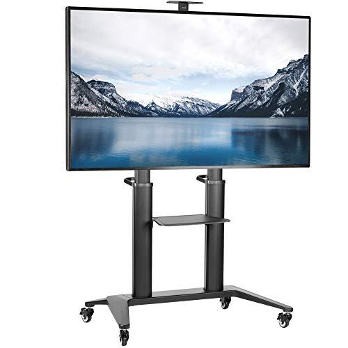 Premium Aluminum Mobile TV Cart for 32 to 120 inch Screens up to 308 lbs. Picture 1