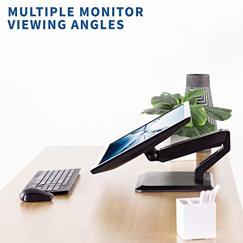 Premium VESA Single 17 to 32 inch Computer Monitor & Touch Screen Desk Stand. Picture 5
