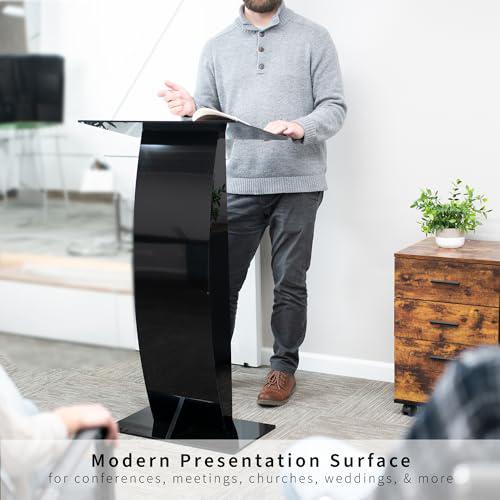 Acrylic Podium Stand, Sleek Professional Presentation Lectern. Picture 7