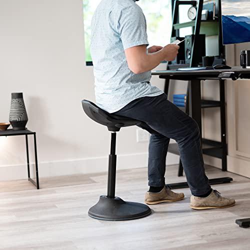 Sit Stand Perch Stool for Home and Office, Non-Slip Wobble Desk Chair. Picture 6