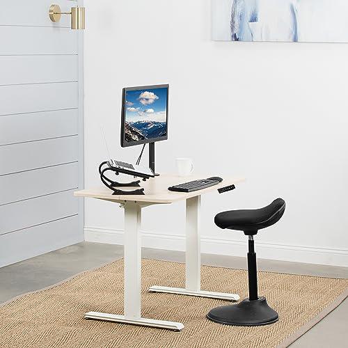 Electric Height Adjustable 44 x 24 inch Stand Up Desk, Standing Workstation. Picture 2