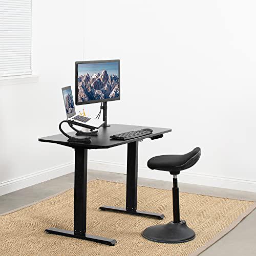 Electric Height Adjustable 44 x 24 inch Stand Up Desk, Standing Workstation. Picture 2
